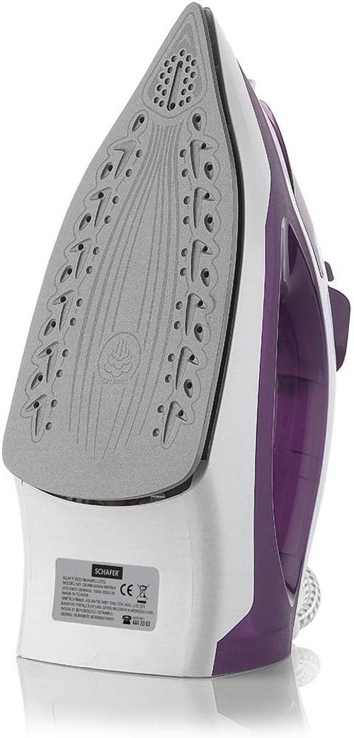 Schafer 2S266-25024-MOR01 Glatt Eco Buharlı Ütü 2 Prç. Mor