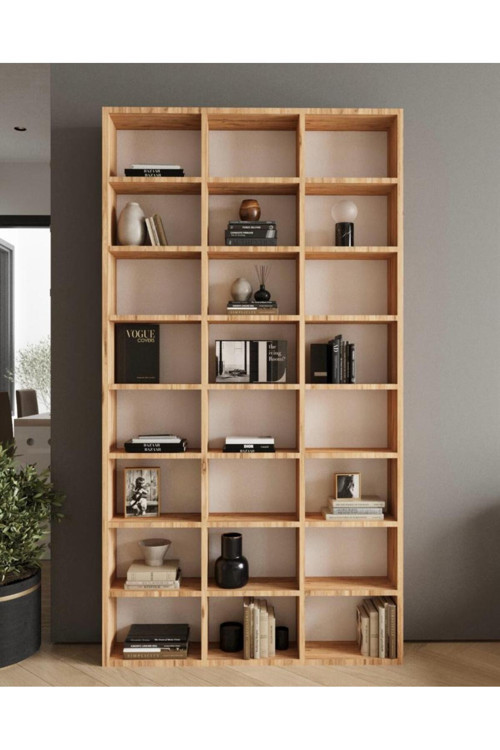 Classy 109Zeynep 24 Rafli Çok Amaçli Dolap - Kitaplik Atlantik Çam