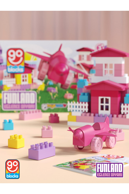 Go Blocks Funland 100 Parça Yapı Blok Seti Yapı Oyuncakları Mega Blok Shopist