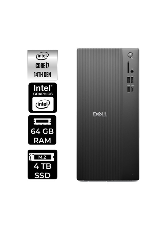 Pro Tower Essential QVT1260 Core i7 14700 64GB RAM 4TB SSD Win11 Home BTO014QVT1260P336 Masaüstü Bilgisayar + PER4 USB Bellek