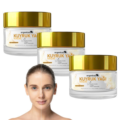 Kuyruk Yağı Kremi | Kırışıklık & Yaşlanma Karşıtı Anti Aging Yüz Bakım Kremi 50ml - Colla