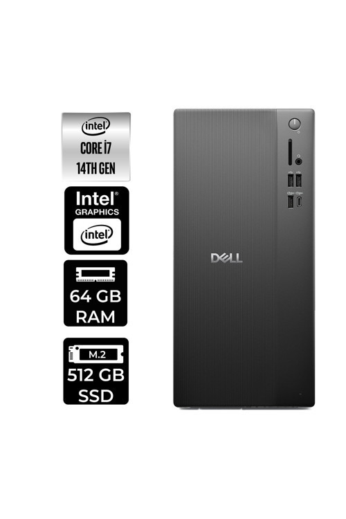 Pro Tower Essential QVT1260 Core i7 14700 64GB RAM 512GB SSD Win11 Pro BTO014QVT1260P353 Masaüstü Bilgisayar + PER4 USB Bellek