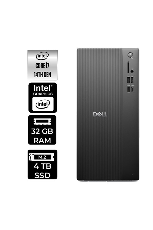 Pro Tower Essential QVT1260 Core i7 14700 32GB RAM 4TB SSD Win11 Home BTO014QVT1260P328 Masaüstü Bilgisayar + PER4 USB Bellek