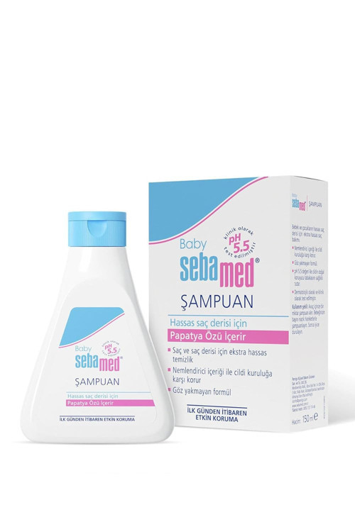 pH 5.5 Göz Yakmayan Formül Nemlendirici Etkili Bebek Şampuanı 150 ml