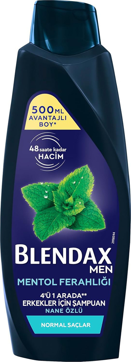 Erkekler için Mentol Ferahlığı Nane Özlü Şampuan, 500 ml