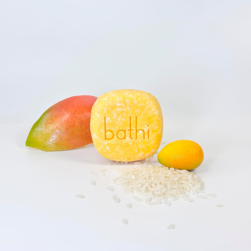 El Yapımı MANGO PİRİNÇ Katı Şampuan