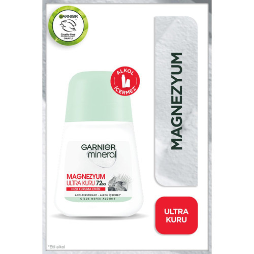 Magnezyum Ultra Kuru Roll- Deodorant