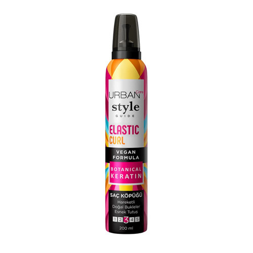 Guide Elastic Curl Doğal Görünüm Sağlayan Saç Köpüğü- Esnek Tutuş 200 ml- Vegan