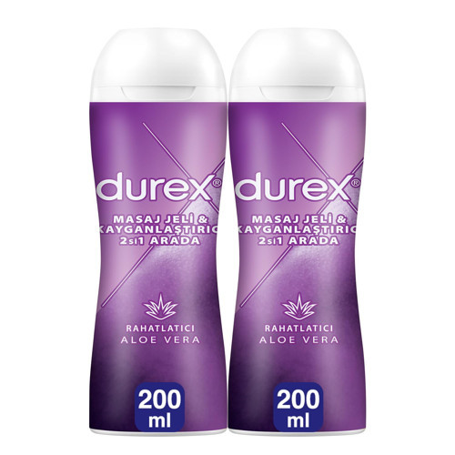 Kayganlaştırıcı & Masaj Jeli Aloe Vera, 200 ml 1 (1 x 1 Adet) x2
