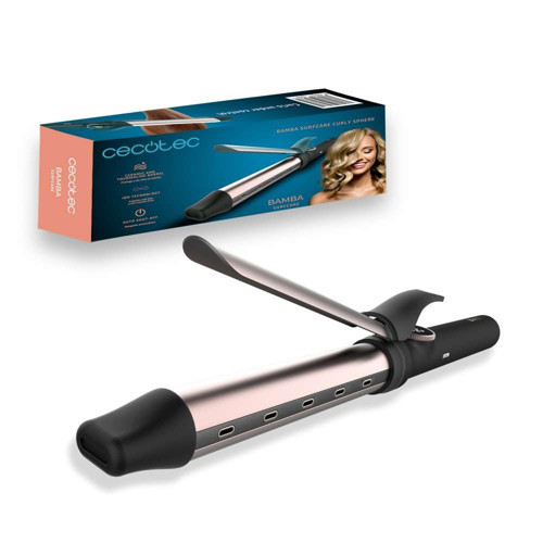 Bamba SurfCare Curly Sphere Saç Maşası, 28 mm Seramik Turmalin Silindir, Daha Elektrik