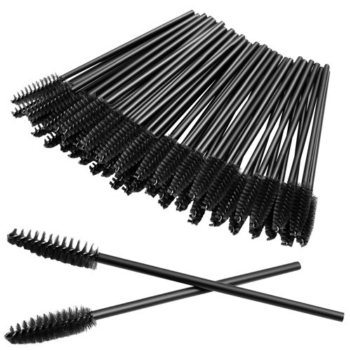 Obinhere EyeLash Uzatma Malzemeleri için 300 Adet Kullanımlık Maskara Değnek Kirpik Fırçası