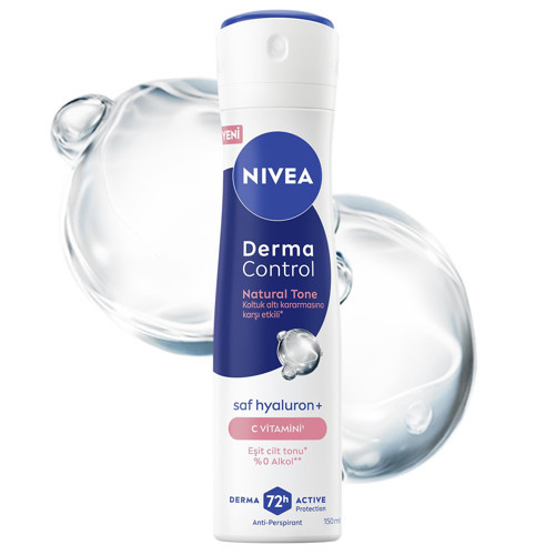 Kadın Sprey Deodorant Control 150 ml, Koltuk Altı Kararmasına Karşı Etkili,