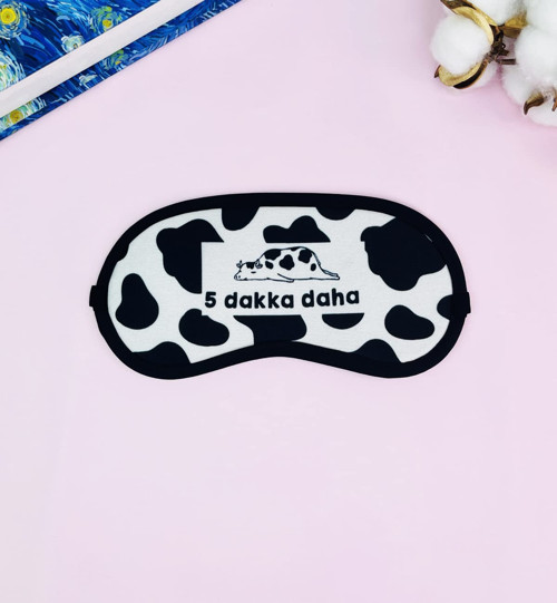 İnek 5 Dakka Daha Tasarımlı Uyku Bandı