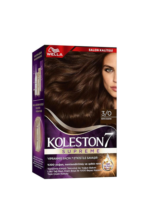 Kit Saç Boyası 3/0 Koyu