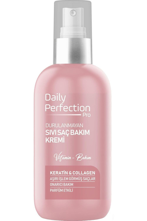 DAILY Onarıcı Bakım Keratin&Collagen Içerikli Sıvı Saç Bakım Kremi 200 Ml