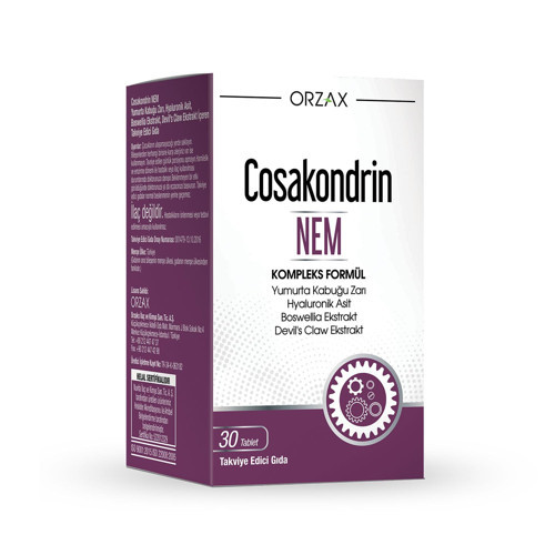 Orzax Cosakondrin Nem 30 Tablet