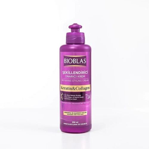 Keratin Kolajen Sıvı Saç Kremi 200 Ml - Onarıcı, Dolgunlaştırıcı, Kolay Tarama