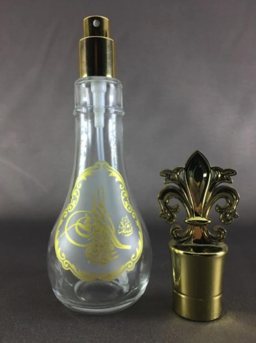 1 Adet 120 ml Ottoman Dezenfektan Kolonya Hediyelik Boş Sprey Başlıklı Şişe