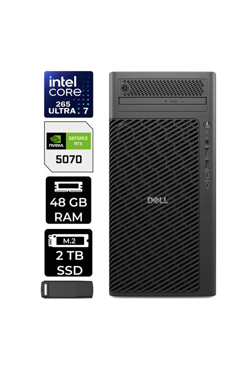 Pro Max T2 Core Ultra 7 265 RTX 5070 12GB 48GB RAM 2TB SSD FreeDOS FCT2250416P315 Masaüstü İş İstasyonu + PER4 USB Bellek