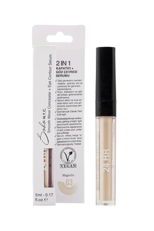 N.Y.C. Göz Altı Morluk Torba İçin Serum Kapatıcı 5 ml- No:3 Magnolia