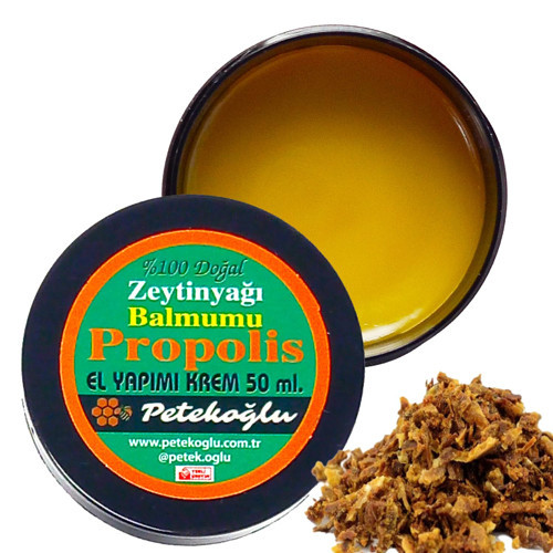 Ham Propolis Balmumu Zeytinyağı El Yapımı Doğal Onarıcı 50 ML