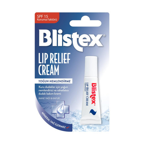 Relief - SPF 15 Kuru Çatlamış Dudaklara Onarıcı Rahatlatıcı Dudak Bakım Kremi x2