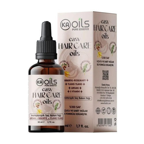 Doğal Saç Bakım Yağı 50 ml | Easy Oils | Saç Dökülmesine Karşı, Saç Oluşumu, O