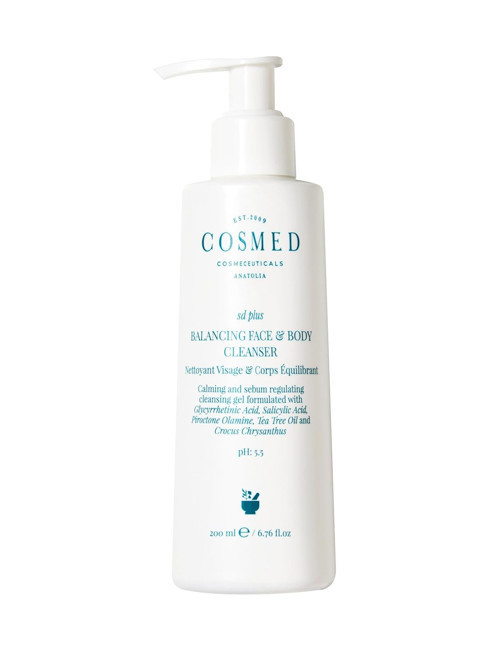 Yağlı Pullanma Karşıtı Yüz Vücut Temizleyicisi - Balancing Face & Cleanser - 200 ml