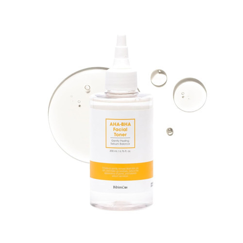 Yüz Toniği AHA-BHA Peeling Arındırıcı Tonik, Pürüzsüz, Işıltılı Ciltler İçin Nazik Cilt