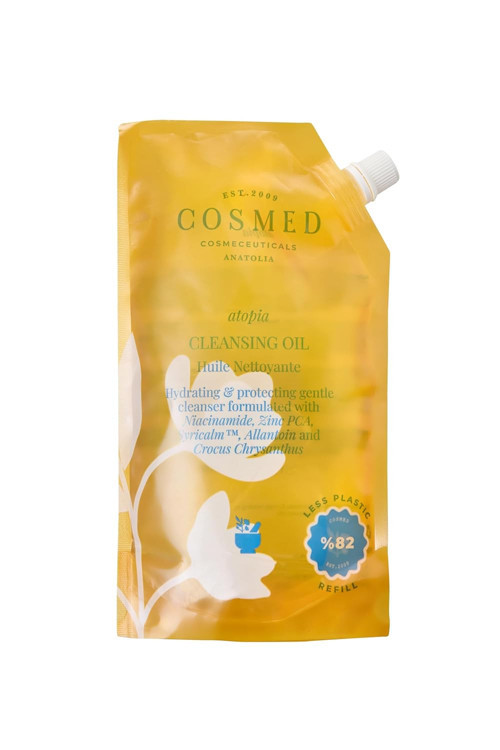Cleansing Oil Refill, Yüz Vücut için Yağ Bazlı Temizleyici, 400 ml