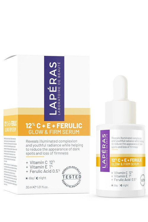 ÉRAS Vitamin C Serum%12 Aydınlatıcı Leke Karşıtı Cilt Tonu Eşitleyici Hyaluronik Asitli Ferulik A