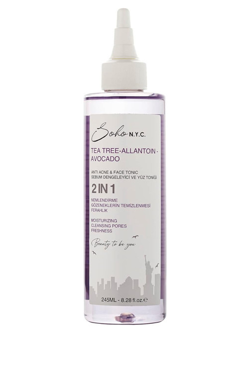 N.Y.C. Vegan Anti Acne Sebum Dengeleyici Yüz Toniği 245 Ml