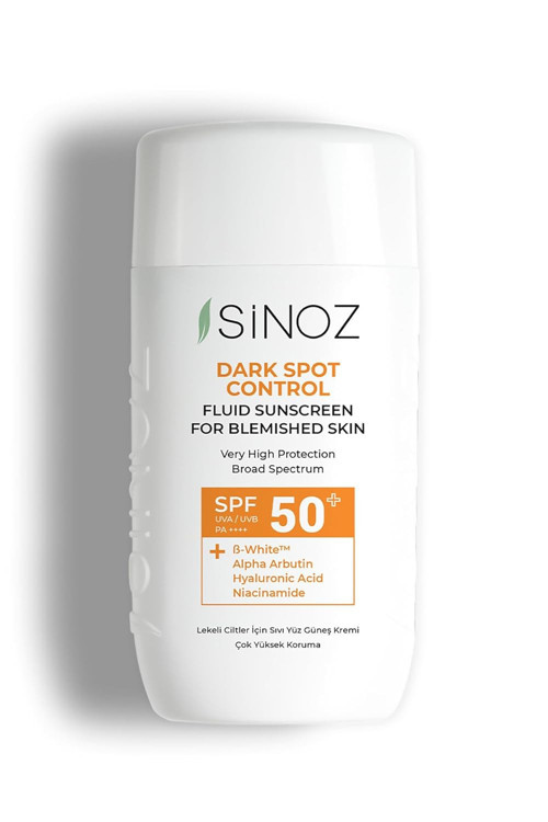 SPF50+ Koyu Cilt Lekelerine Etkili Sıvı Yüz Kremi- Filtreler-Hibrit Formül PA+