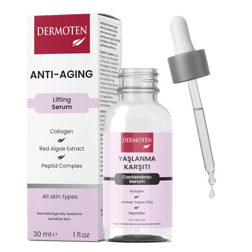Yaşlanma Karşıtı, Kolajen Cilt Bakım Serumu 30 ml