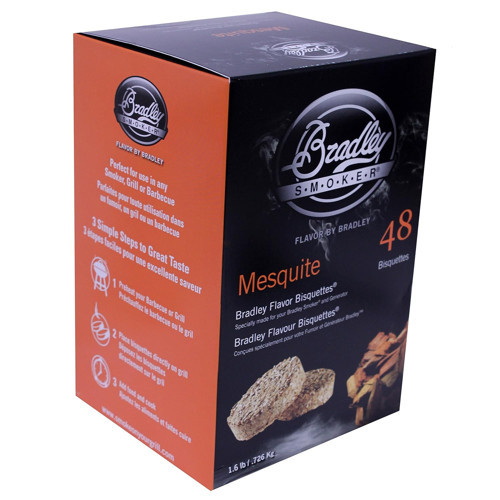adley Smoker Izgara Barbekü için Bisquette, Mesquite Özel Karışım, 48'