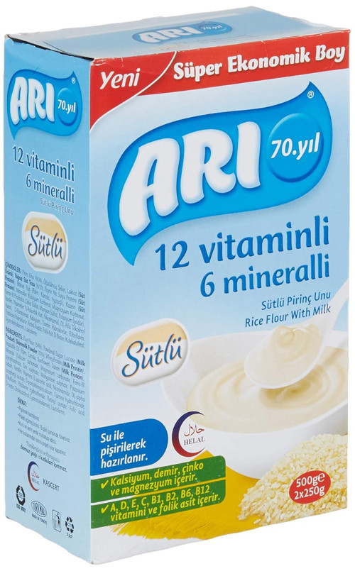 ARI Mama 12 Vitaminli 6 Mineralli Sütlü Pirinçli 500 gr