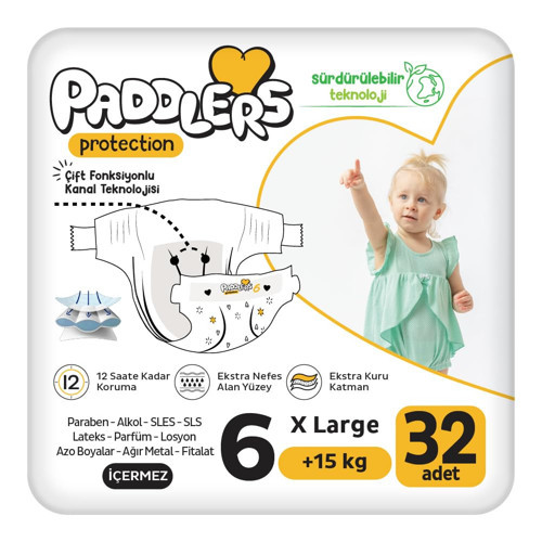 Protection Bebek Bezi 6 Numara X-Large (15+ ) 32 Adet – , Koruma