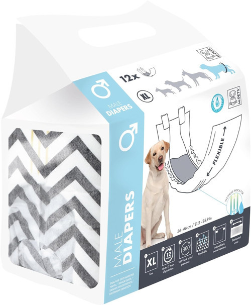 M- DIAPERS ERKEK İÇİN KÜLOT (XL) 12Lİ