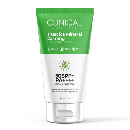 Kremi SPF 50 – Truecica Hassas Ciltler İçin Yatıştırıcı Yüz Koruyucu,