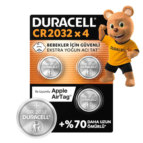 Cr 2032 Lityum Düğme Pil (4’Lü ) 3V, (Cr2032)