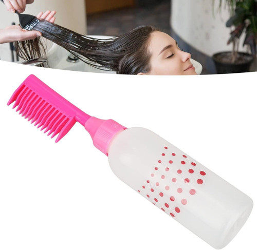 Uzun Taraklı Saç Boyama Şişesi 175 ml - Saç Boyama Tarağı Saç Bakım Aplikatörü, K