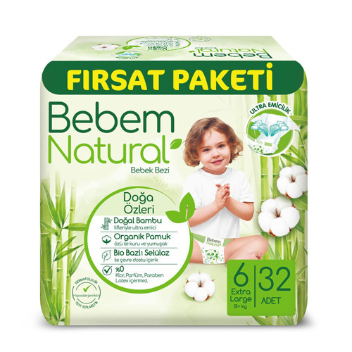 6 Beden Xlarge Fırsat Paketi Bebek Bezi (1 x 32 Adet)