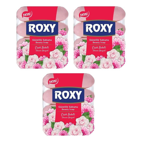 Roxy Güzellik Sabunu Gül 4x70 gr x 3 Adet