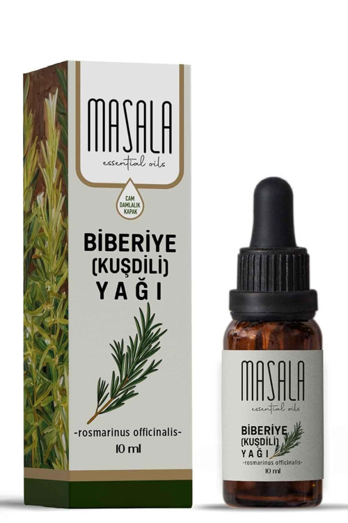 Saf Biberiye (Kuşdili) Yağı 10 ml. (Rosemary Oil)