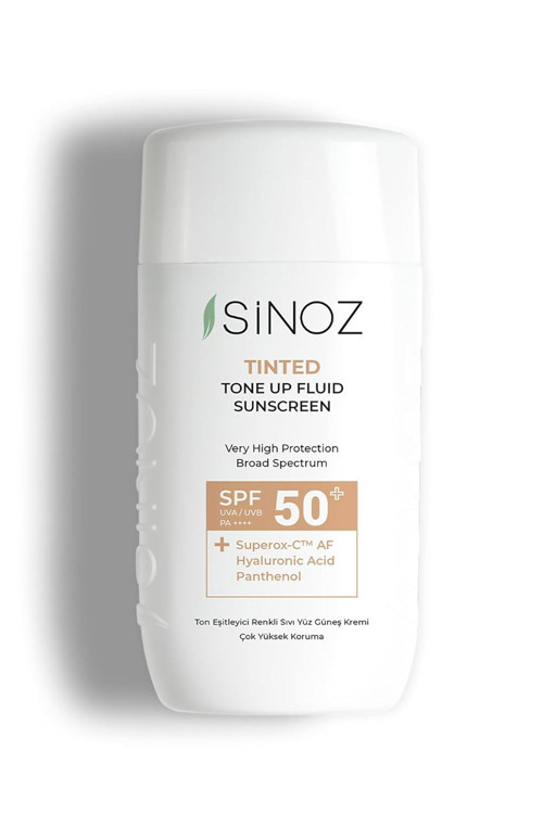 Spf50 Tinted Sıvı Yüz Kremi - Filtreleri Ile Hibrit Formül 50ml