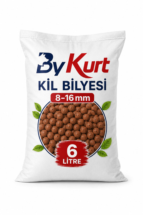 Kil Bilyesi 8-16 Mm Yıkanmış Kil Bilyesi 6 Litre