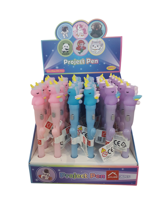 Projeksiyon Tükenmez Kalem (Unicorn)-3/S (36 Lı Paket)