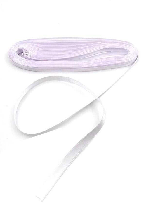 Kurdele 1 Cm Saten Beyaz Msy-3004 (10 Lu Paket)