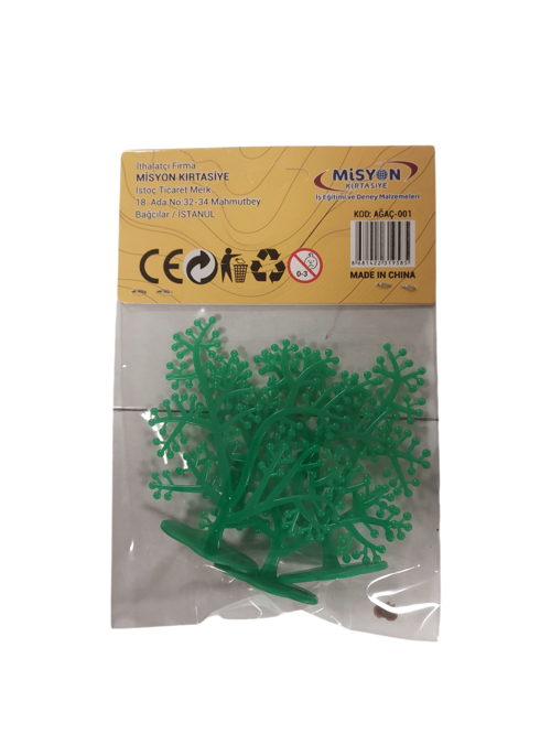 Plastik Ağaç 3 Lü Ağaç-001