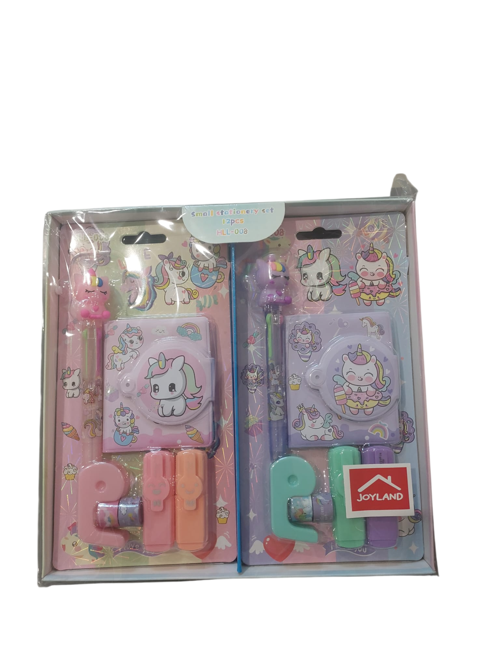 Kreatif Kırtasiye Seti (Unicorn)-2/S Jy-0102-01 (Karışık Renk 1 Adet)